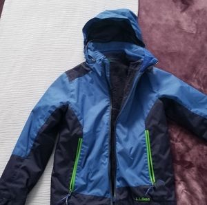 LL BEAN BOYS WATER PROOF PARKA